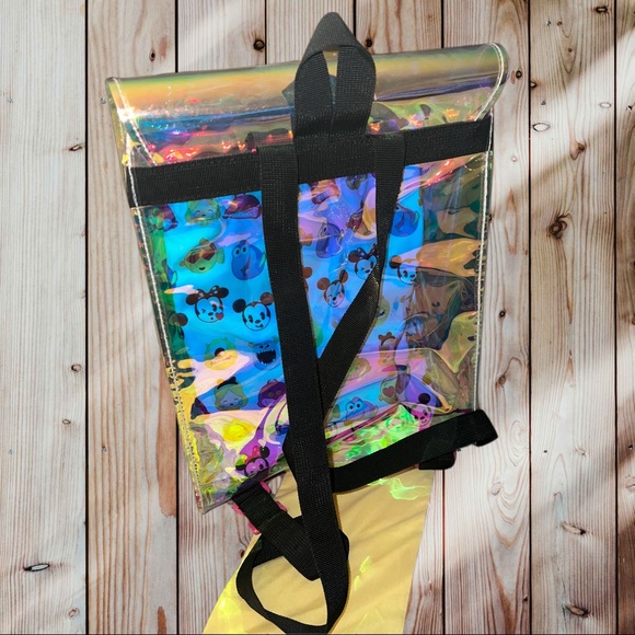 Disney Monster's Inc Holographic Backpack. NWOT - Picture 4 of 10